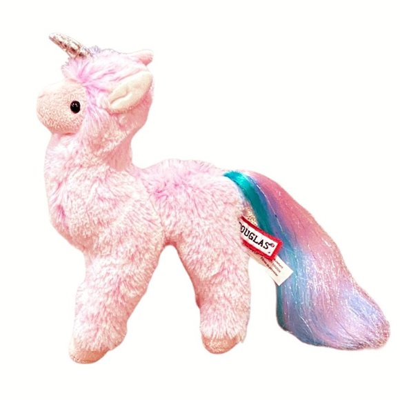 Plush Llamacorn Llama Unicorn 8" Stuffed Animal Douglas Cuddle Soft Toys Pink - Picture 5 of 10